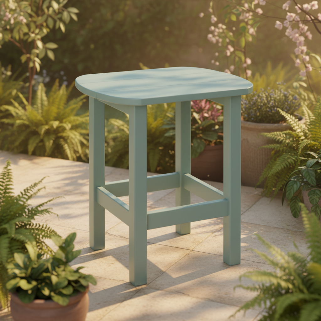 DuraWeather Poly OVAL END TABLE