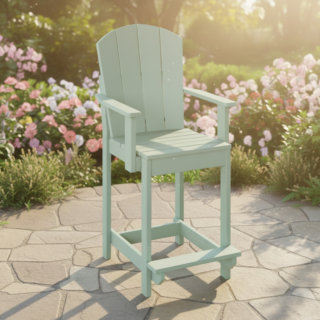DuraWeather Poly FANBACK DINING CHAIR