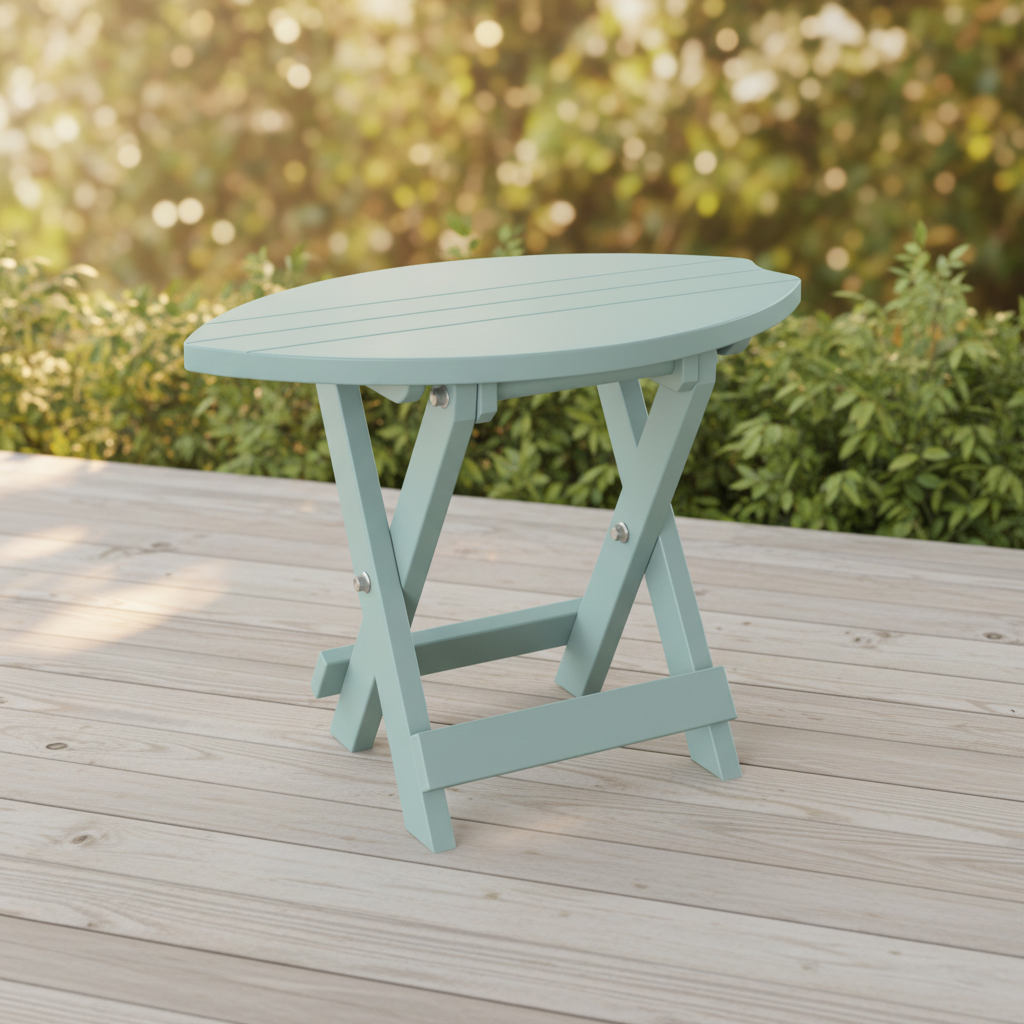 DuraWeather Poly SURFBOARD FOLDING END TABLE