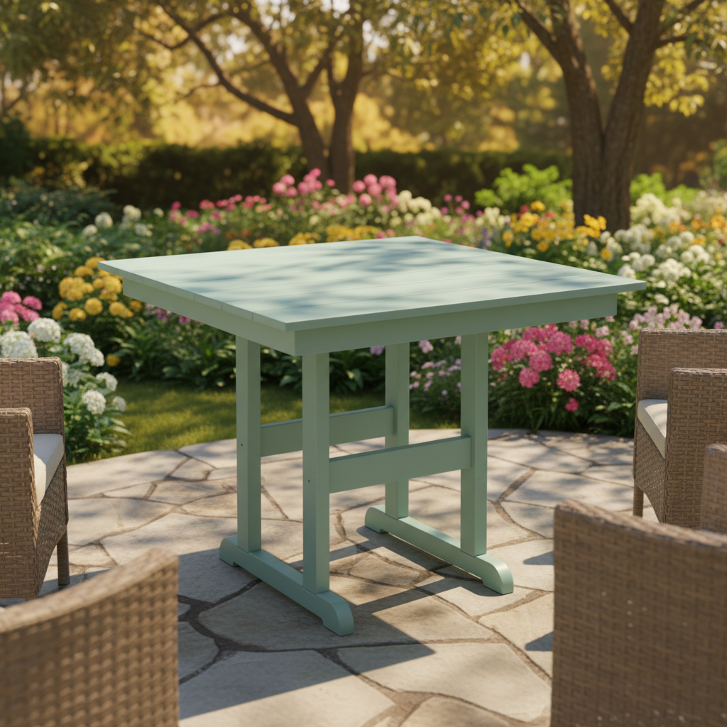DuraWeather Poly 38 SQUARE TABLE