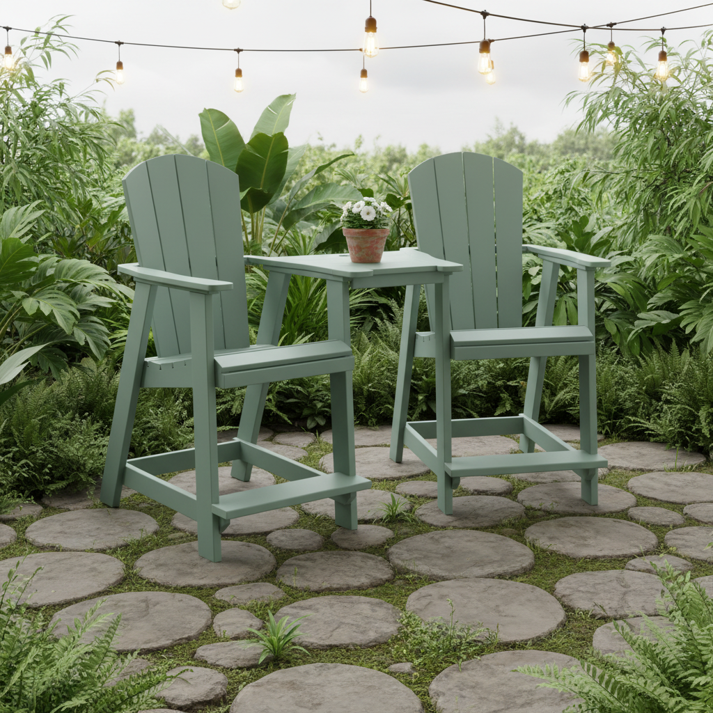 DuraWeather Poly TETE-A-TETE TABLE SET