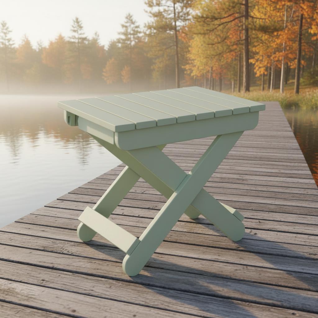 DuraWeather Poly FOLDING END TABLE