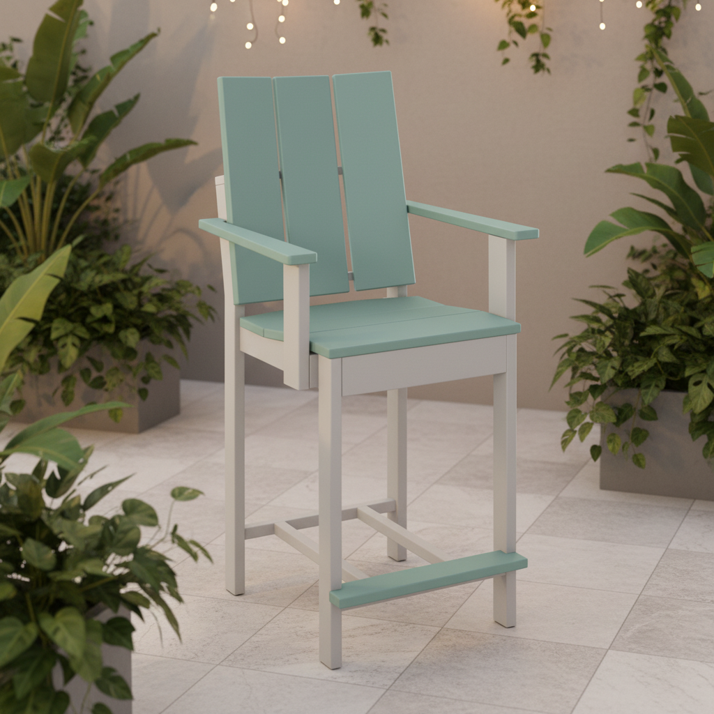 DuraWeather Poly MODERN DINING CHAIR