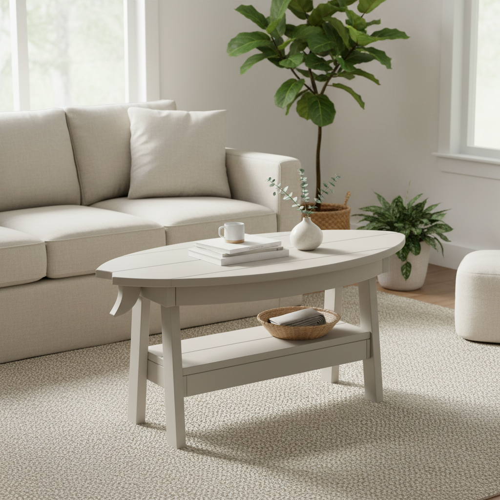 DuraWeather Poly SURFBOARD COFFEE TABLE