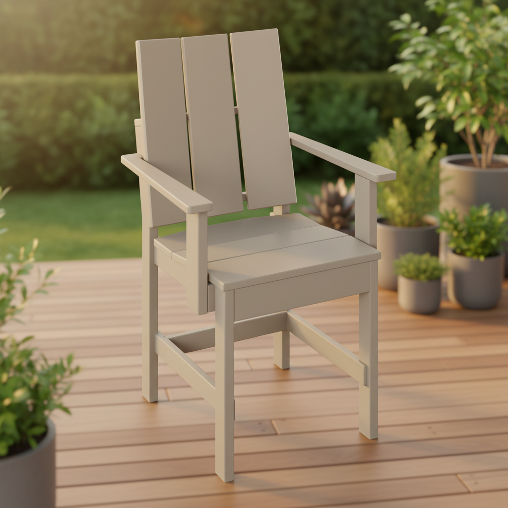 DuraWeather Poly MODERN DINING CHAIR