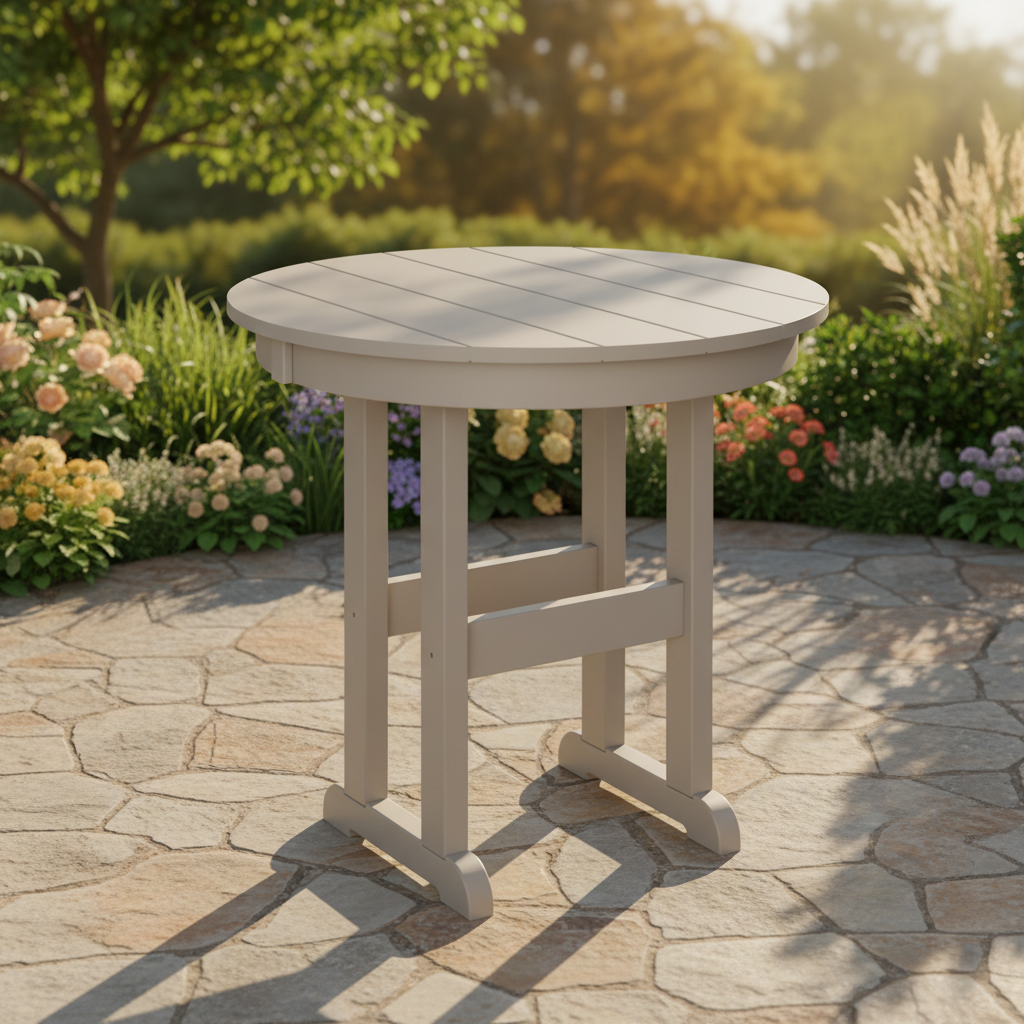 DuraWeather Poly 33" ROUND TABLE