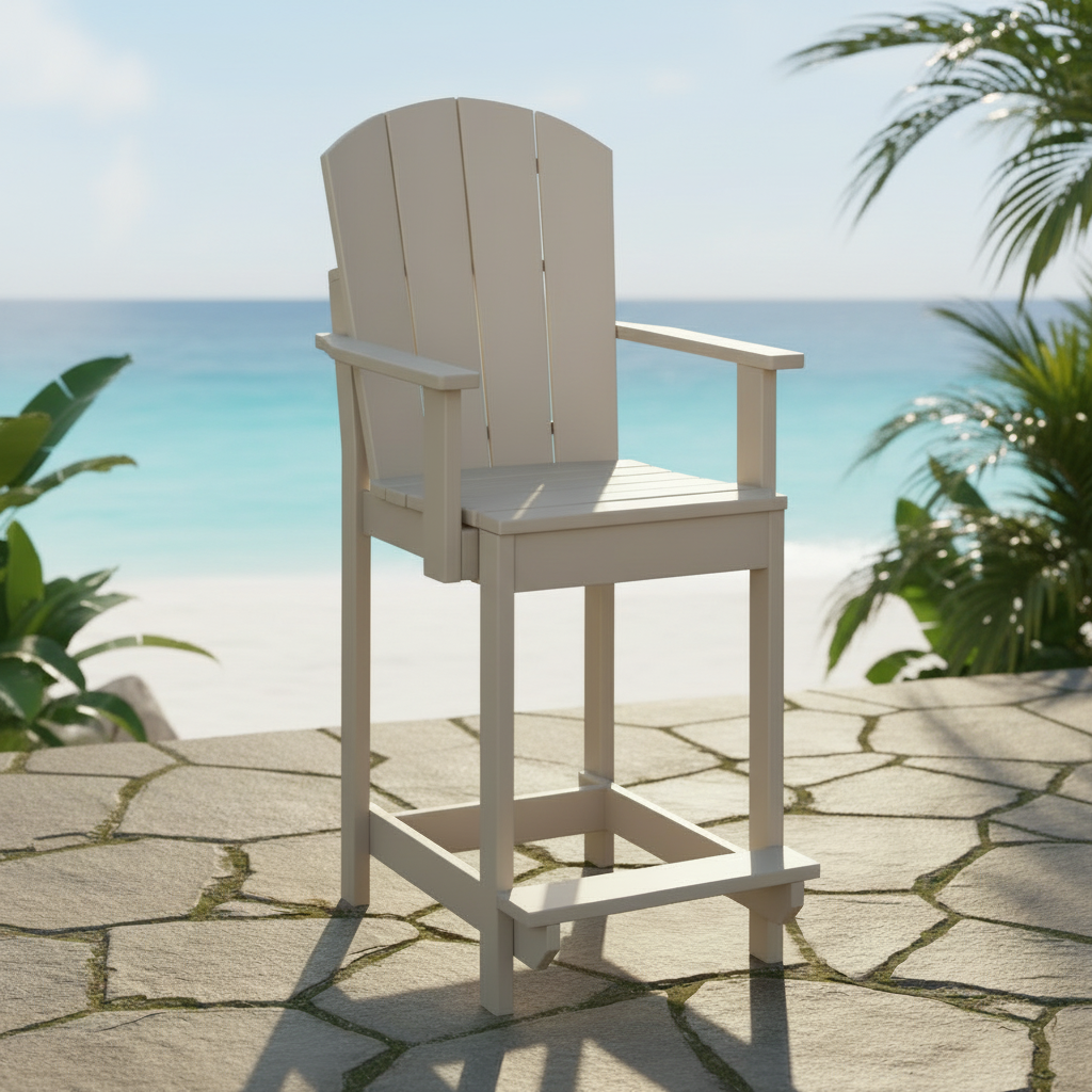 DuraWeather Poly FANBACK DINING CHAIR