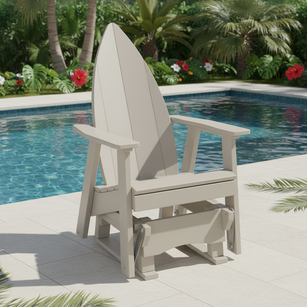 DuraWeather Poly SURFBOARD NOSE 2 GLIDER CHAIR