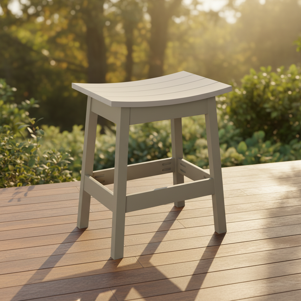 DuraWeather Poly SADDLE STOOL