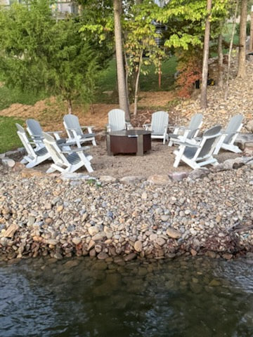 Set of 12 Folding Adirondack Chairs With Built In Cupholders King Size