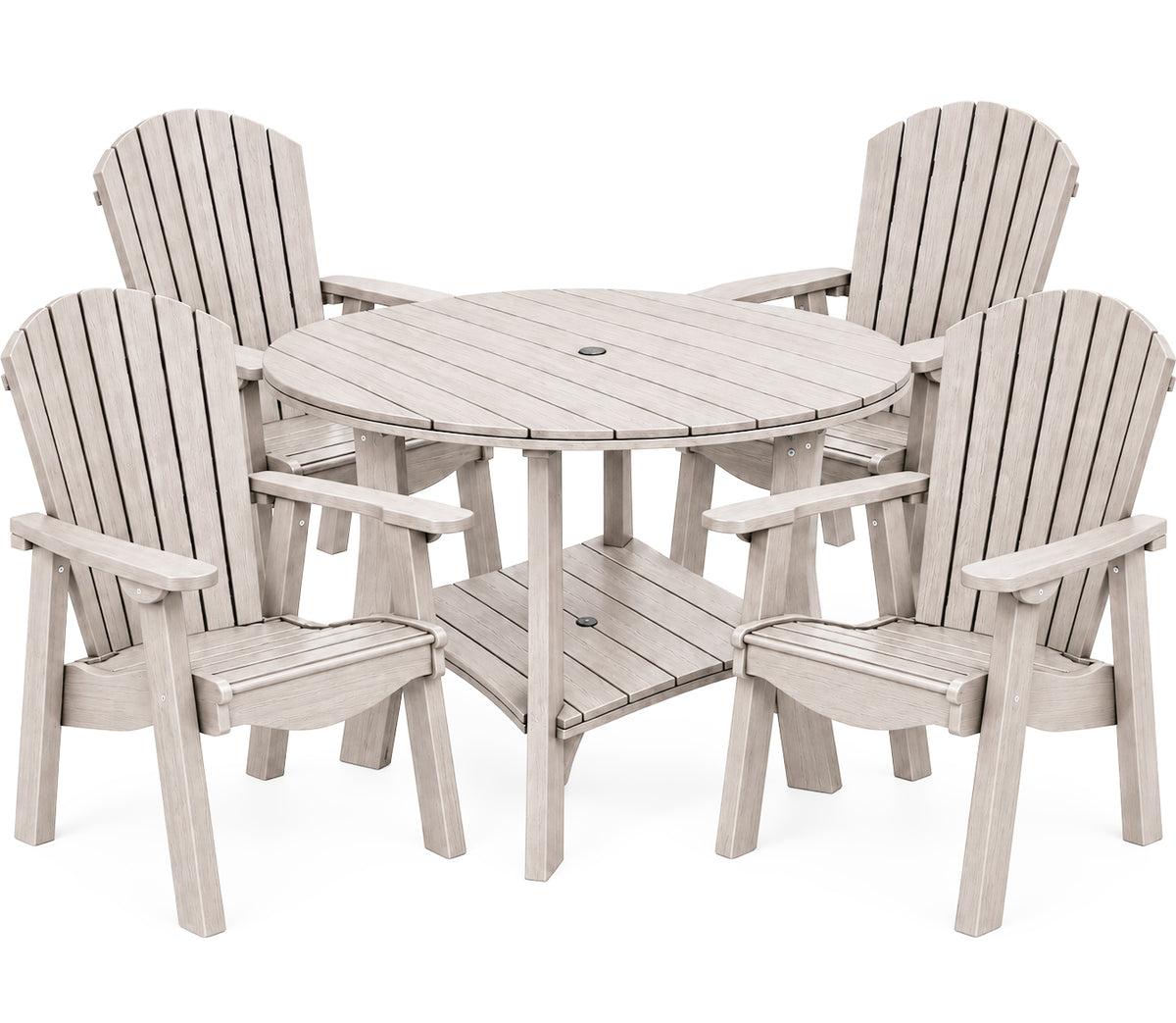 5-Piece Harmony Adirondack Dining Table Set