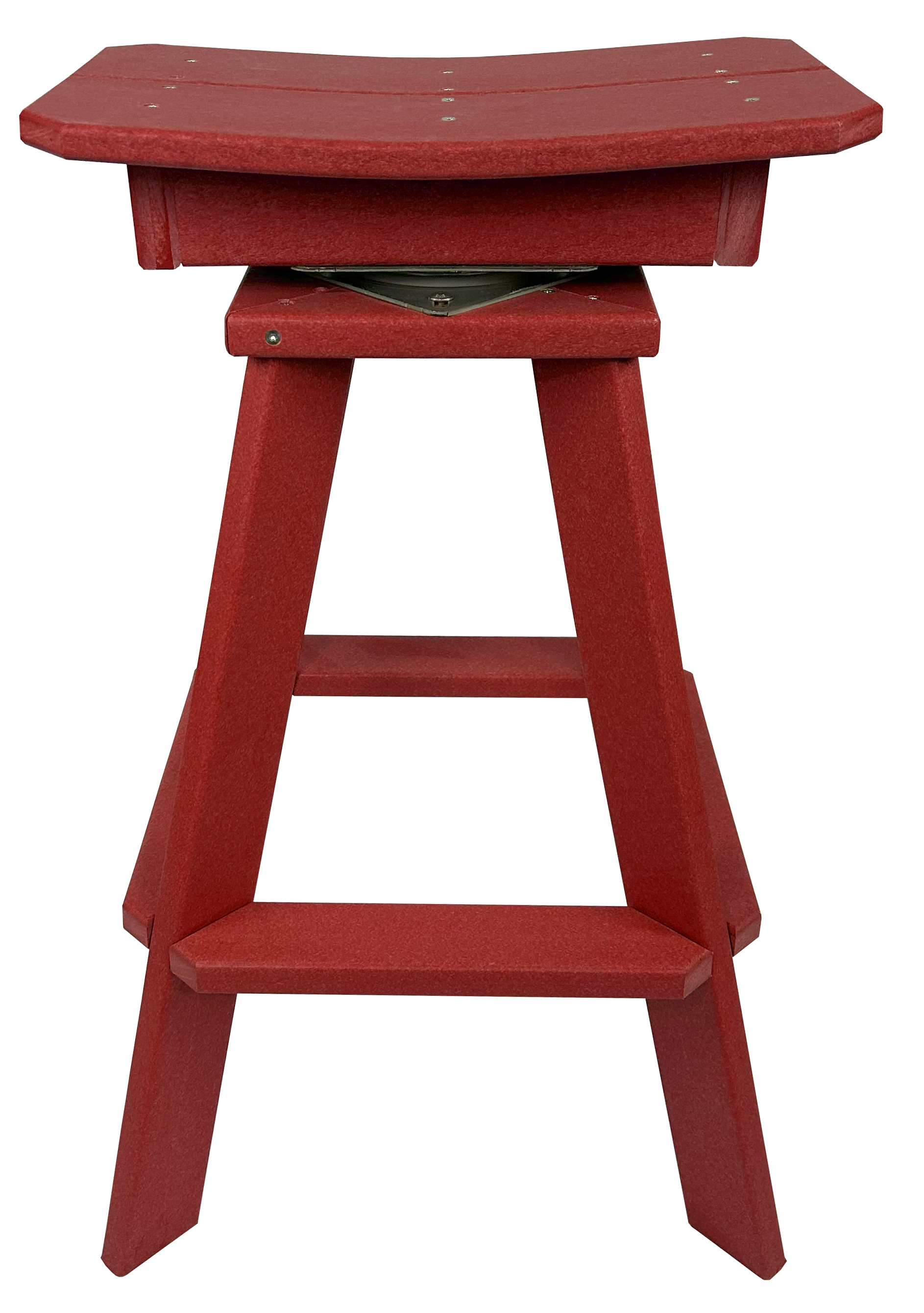 Set of 6 - Swivel Saddle Bar Stools