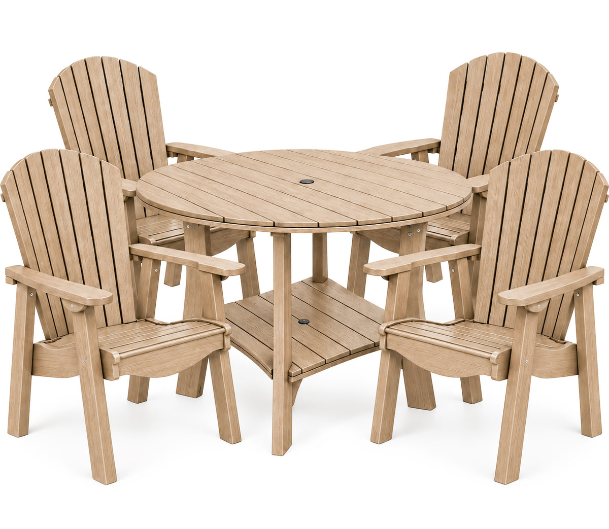 5-Piece Harmony Adirondack Dining Table Set