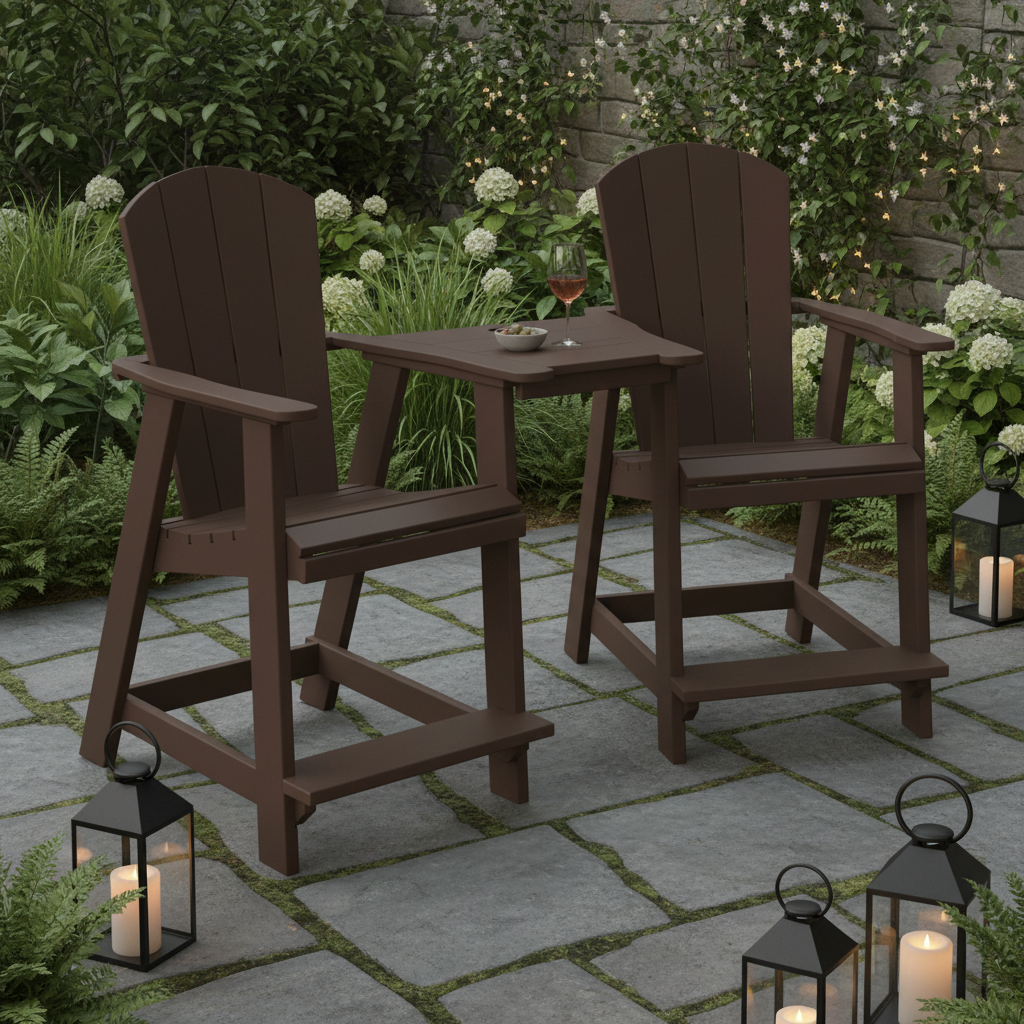 DuraWeather Poly TETE-A-TETE TABLE SET