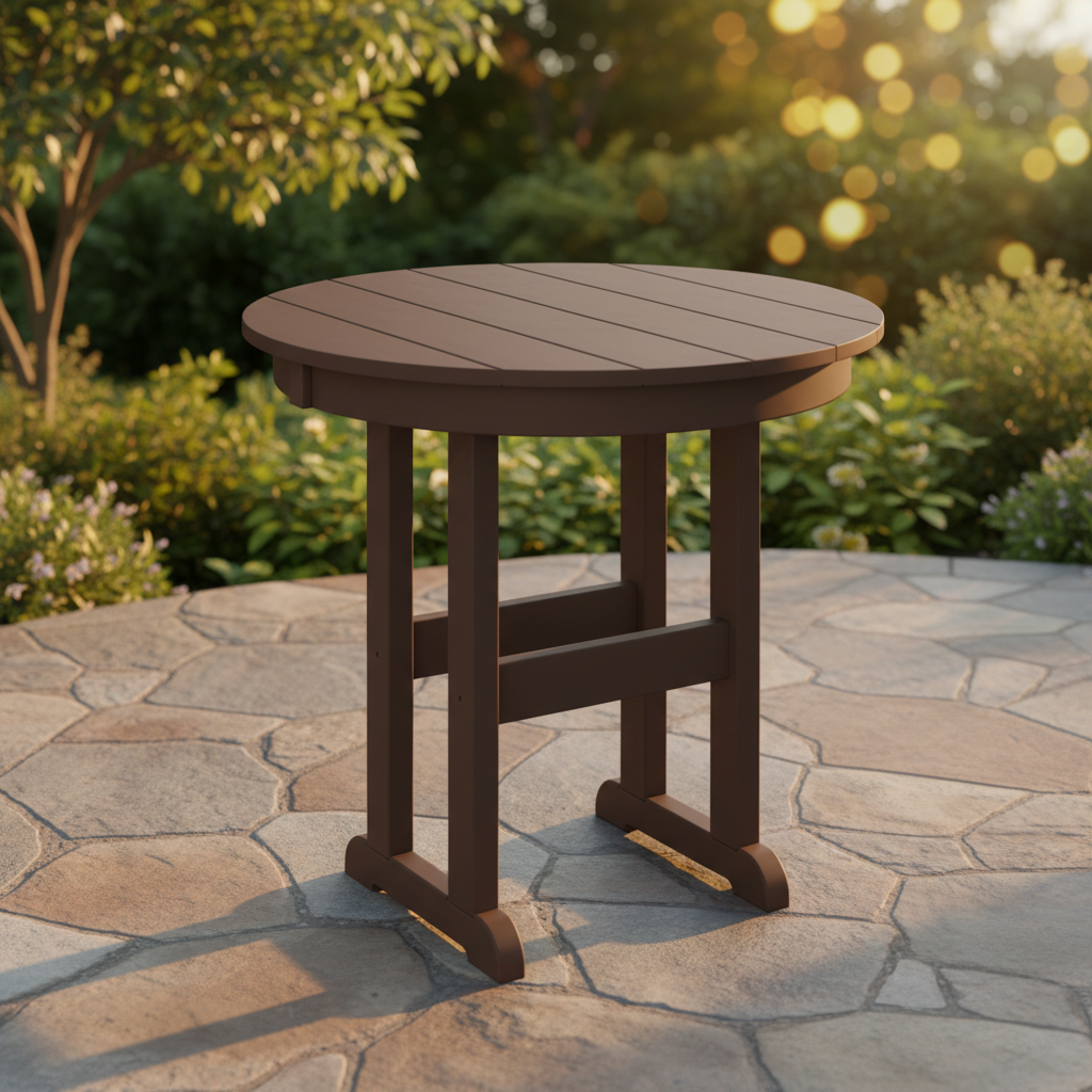 DuraWeather Poly 33" ROUND TABLE