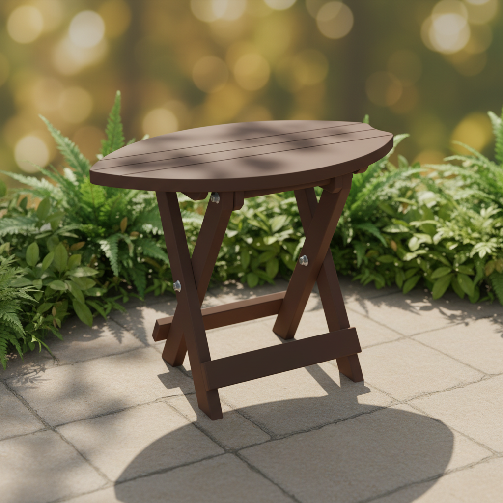 DuraWeather Poly SURFBOARD FOLDING END TABLE