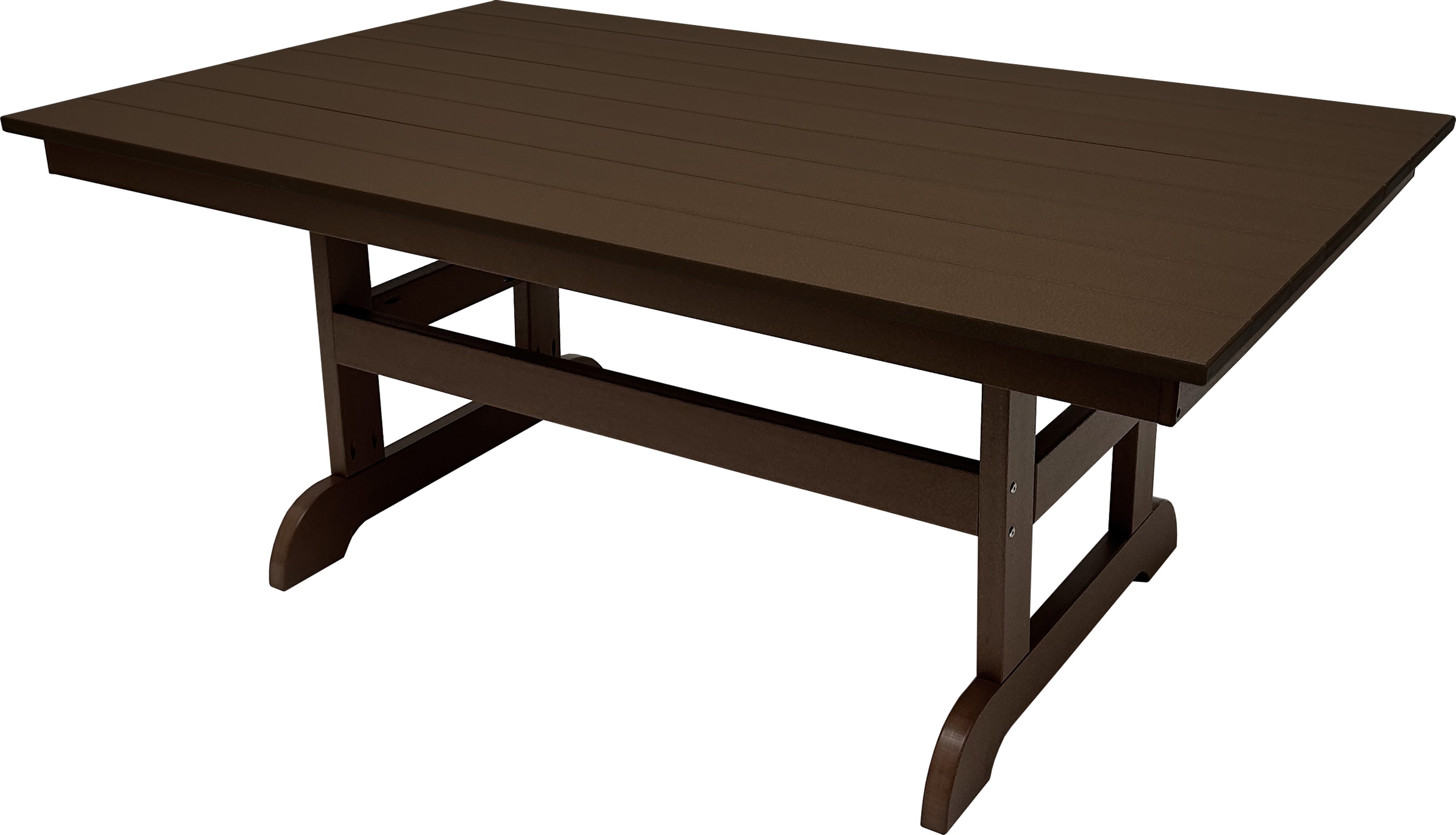 7-Piece Farmhouse Adirondack Dining Table Set With 2 Arm Chairs And 4 Side Chairs