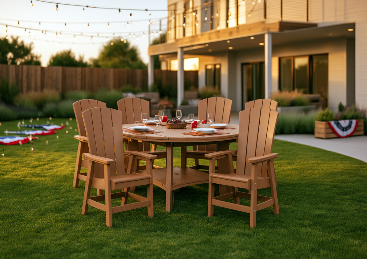 7-Piece Haven 60" Round Dining Set