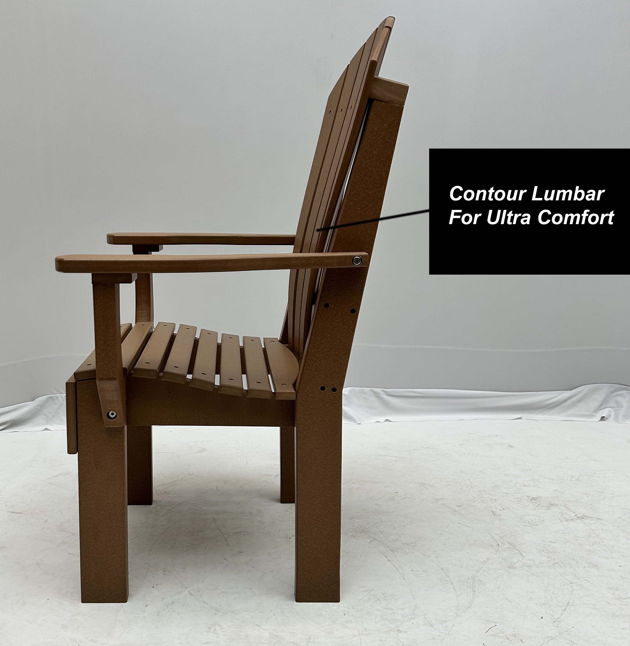 7-Piece Farmhouse Adirondack Dining Table Set