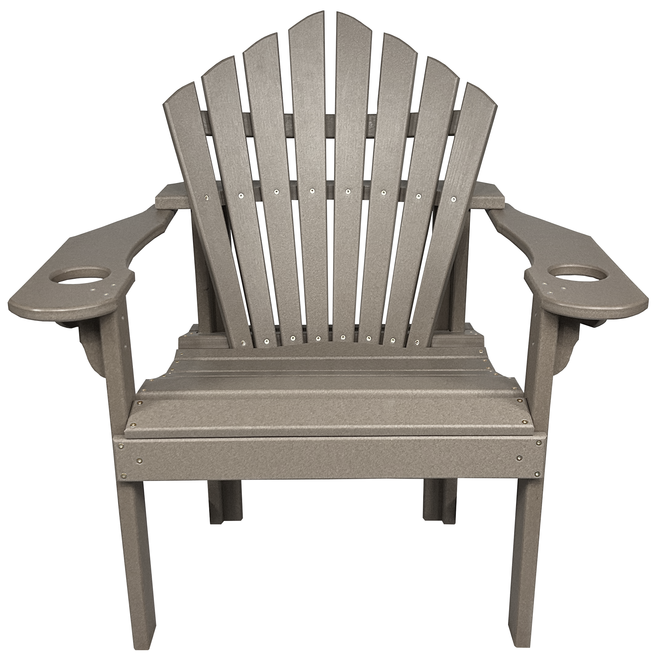 7-Piece 60”rd. Bridgewater Dining Set With Built In Cupholders