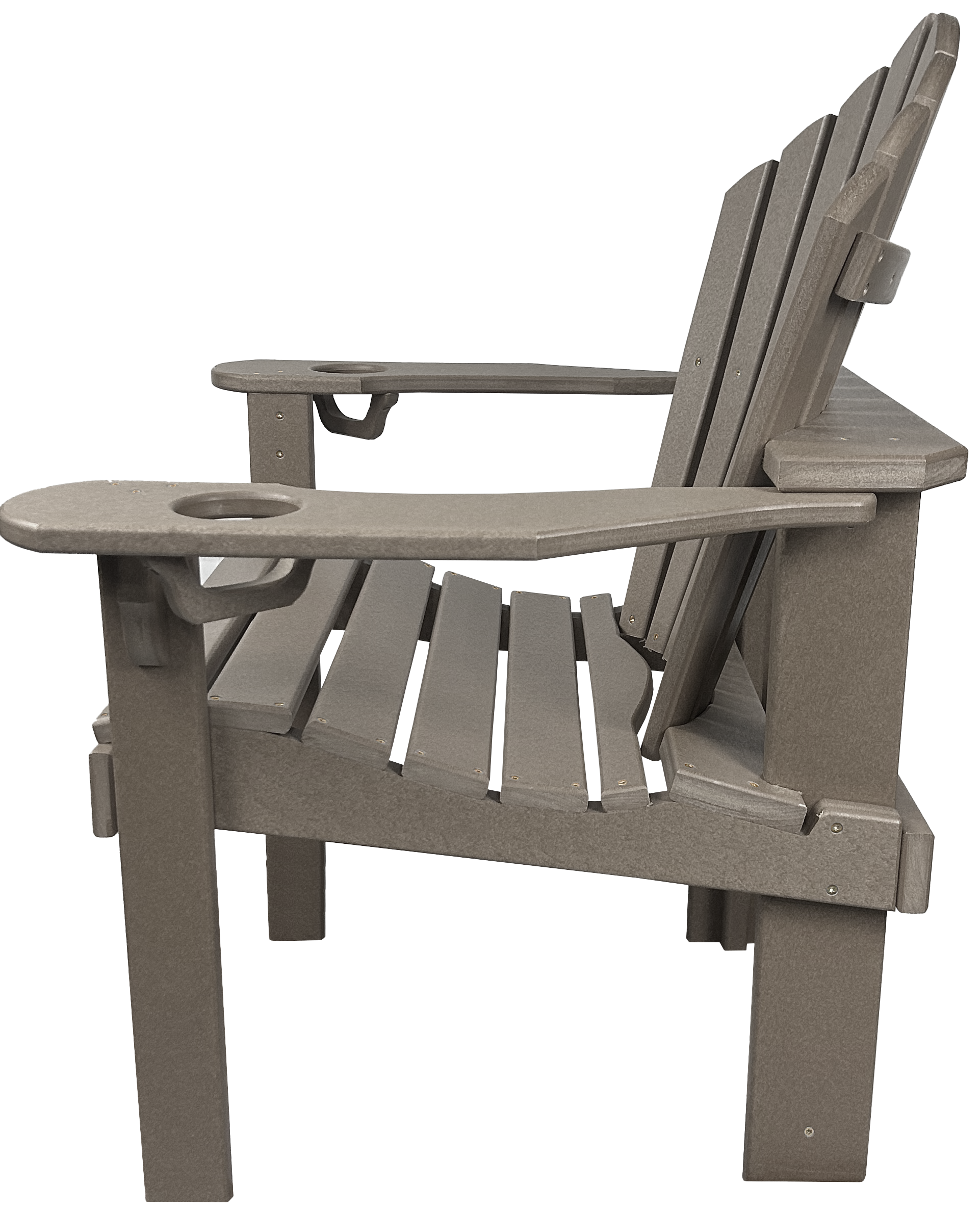 7-Piece 60”rd. Bridgewater Dining Set With Built In Cupholders