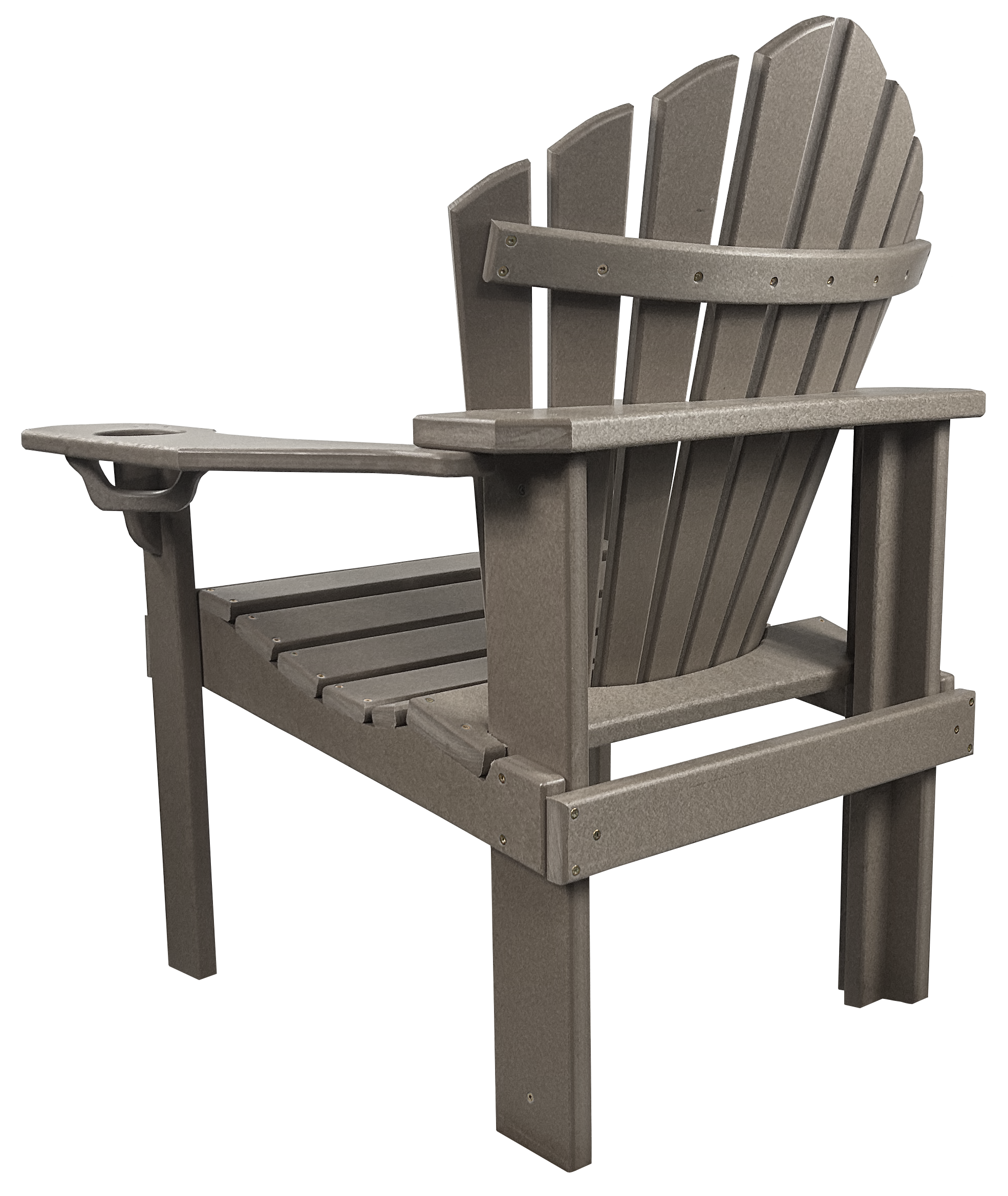 7-Piece 60”rd. Bridgewater Dining Set With Built In Cupholders