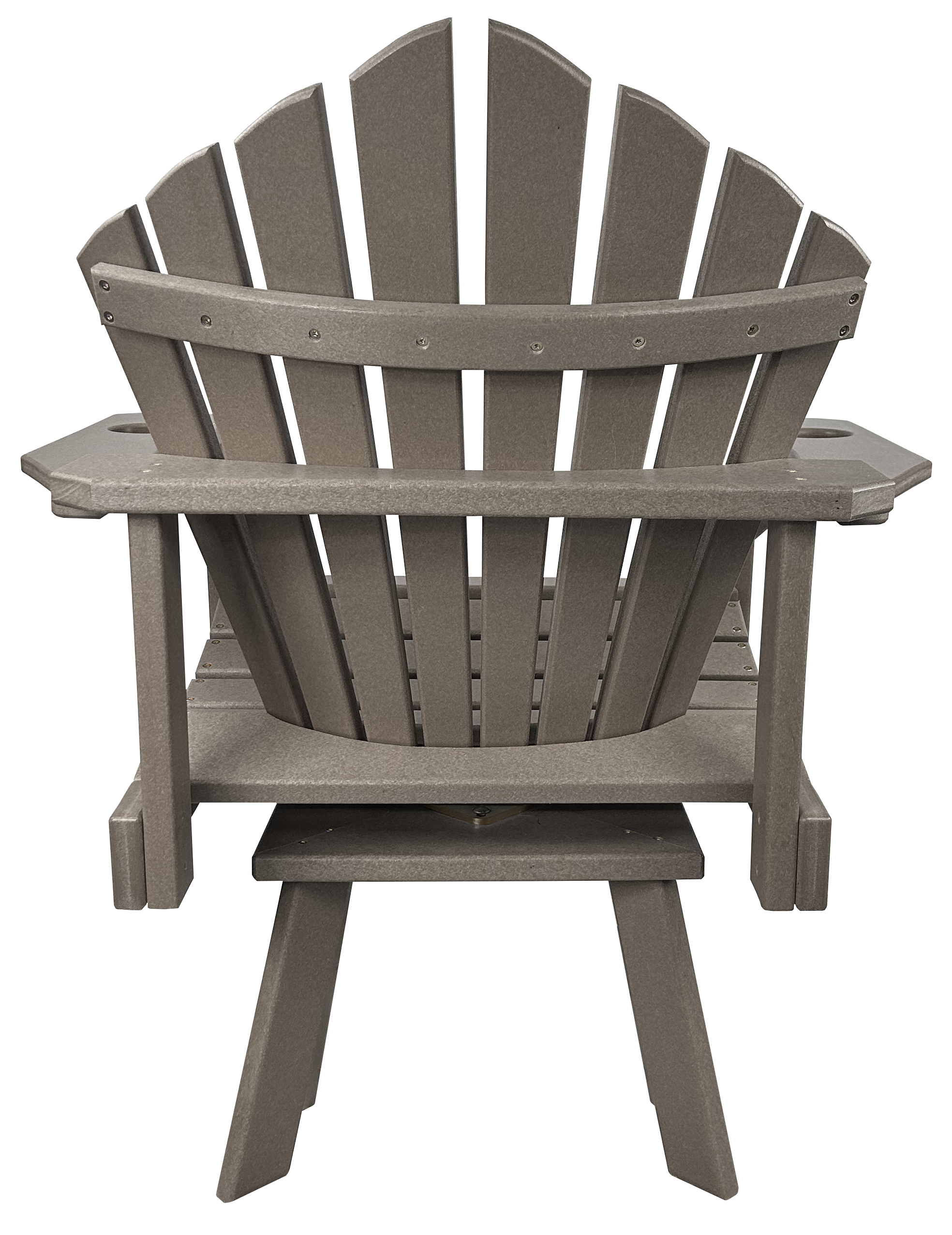 5-Piece 44”rd. Bridgewater Swivel Dining Set With Built In Cupholders
