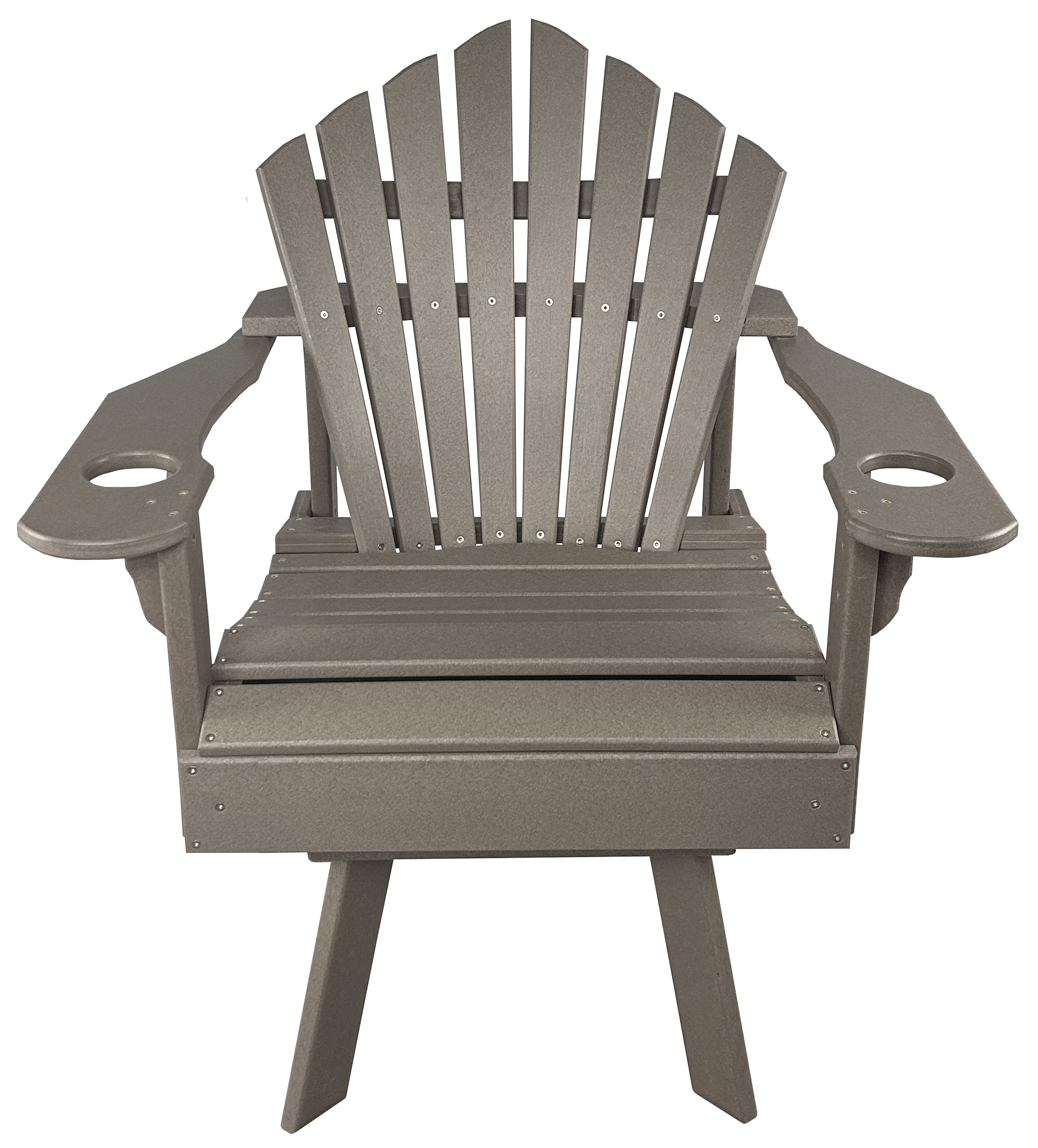 5-Piece 44”rd. Bridgewater Swivel Dining Set With Built In Cupholders