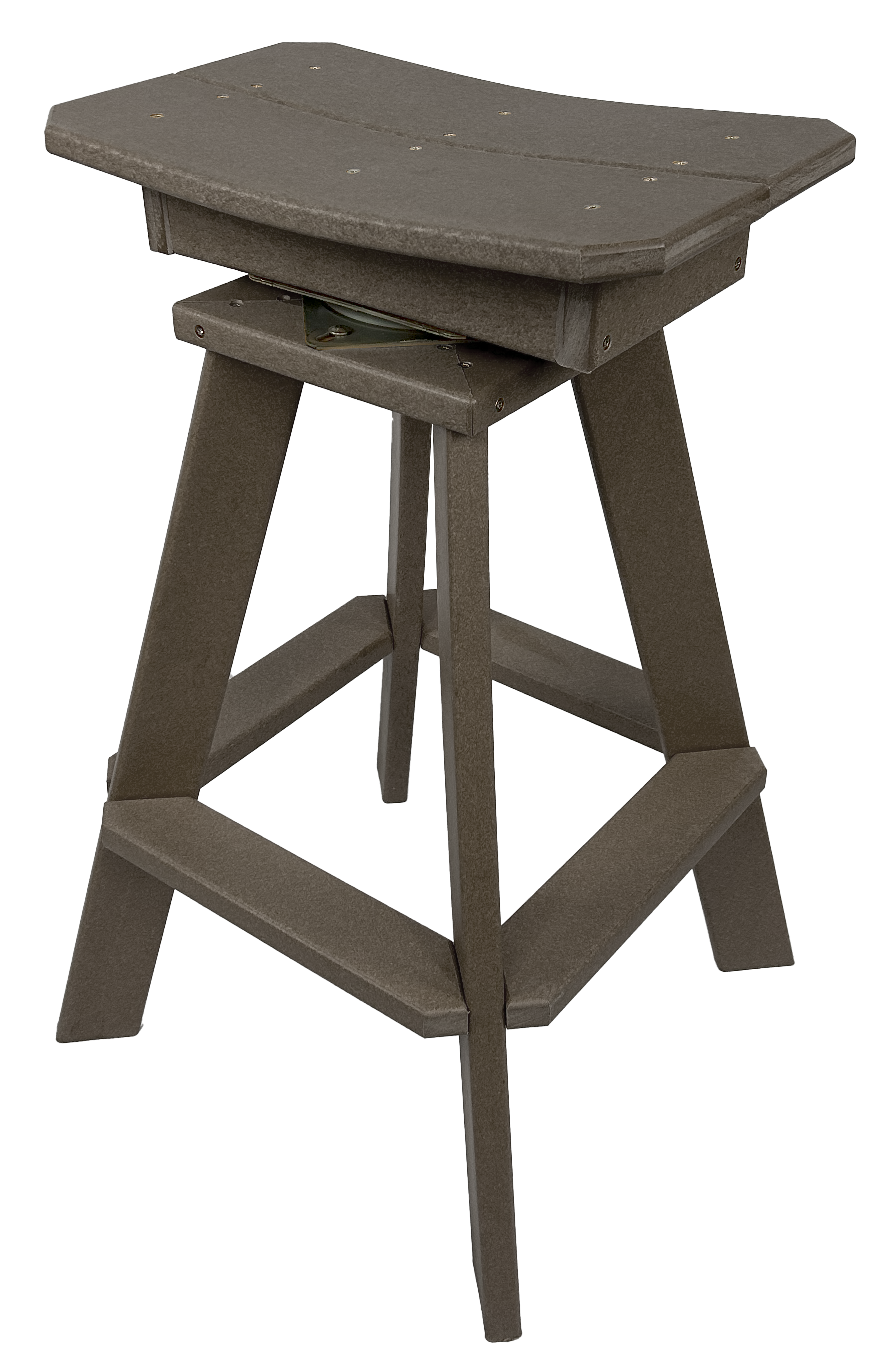 Set of 6 - Swivel Saddle Bar Stools