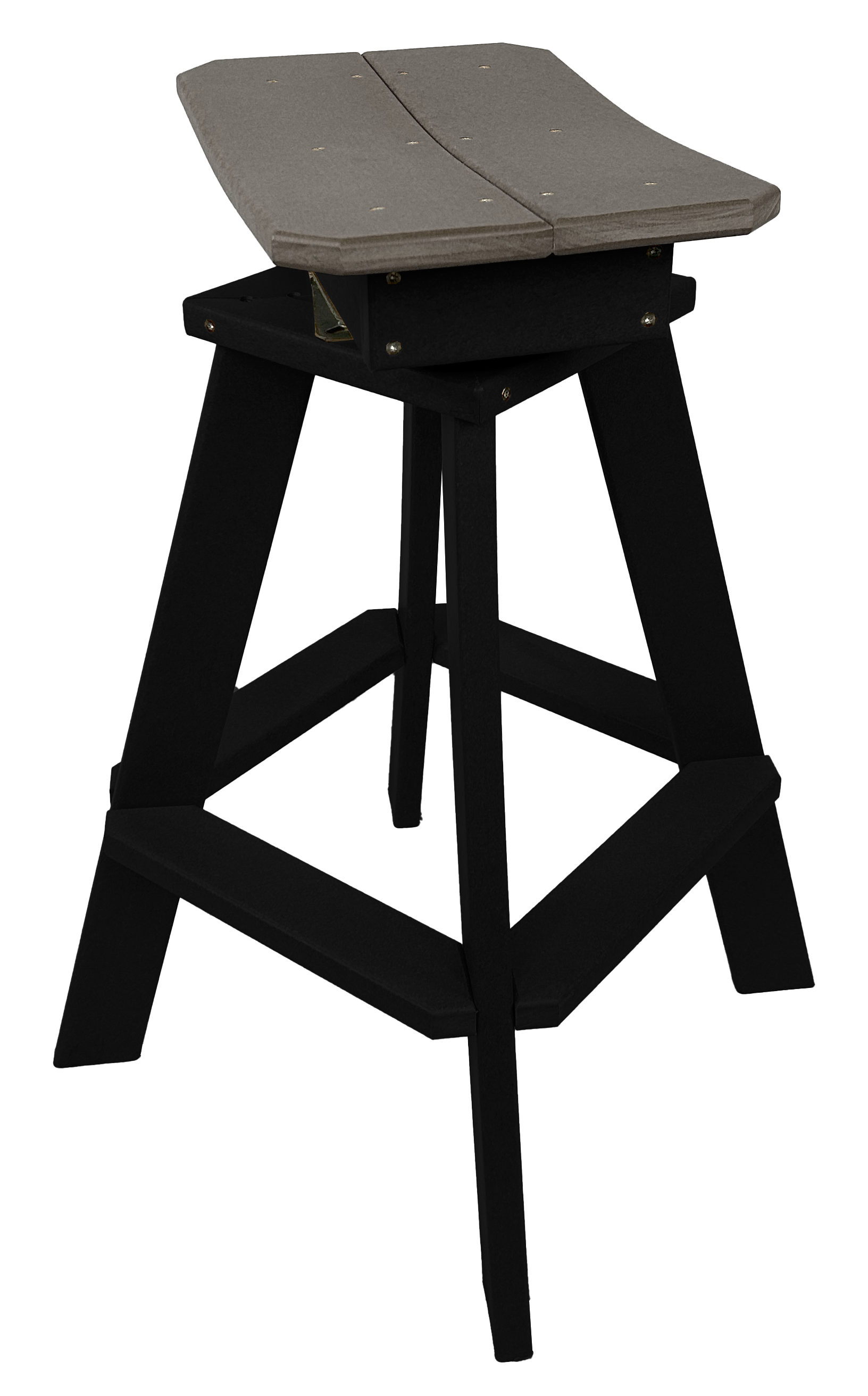 Set of 6 - Swivel Saddle Bar Stools