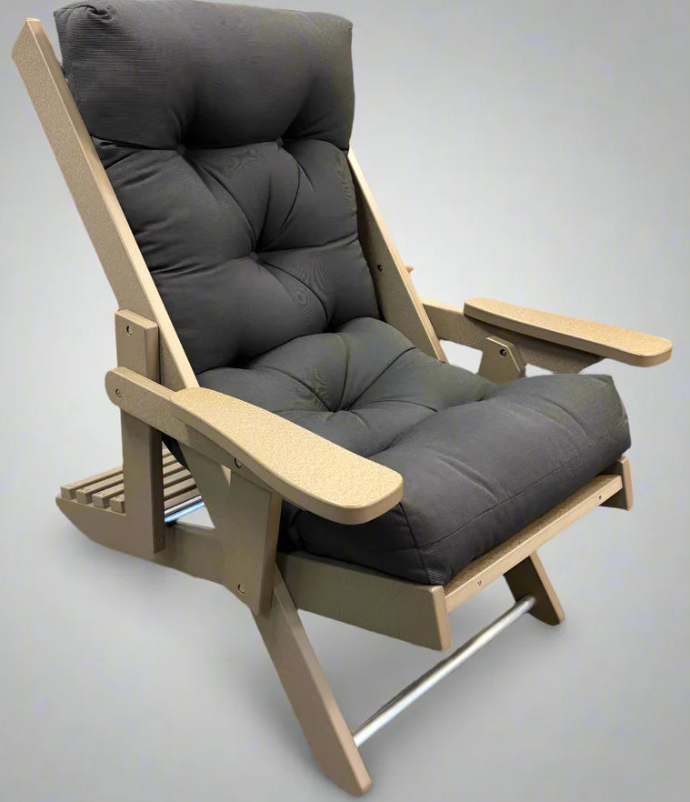 Original Cloud Comfort Folding & Reclining Chair (Wood Grain Texture)
