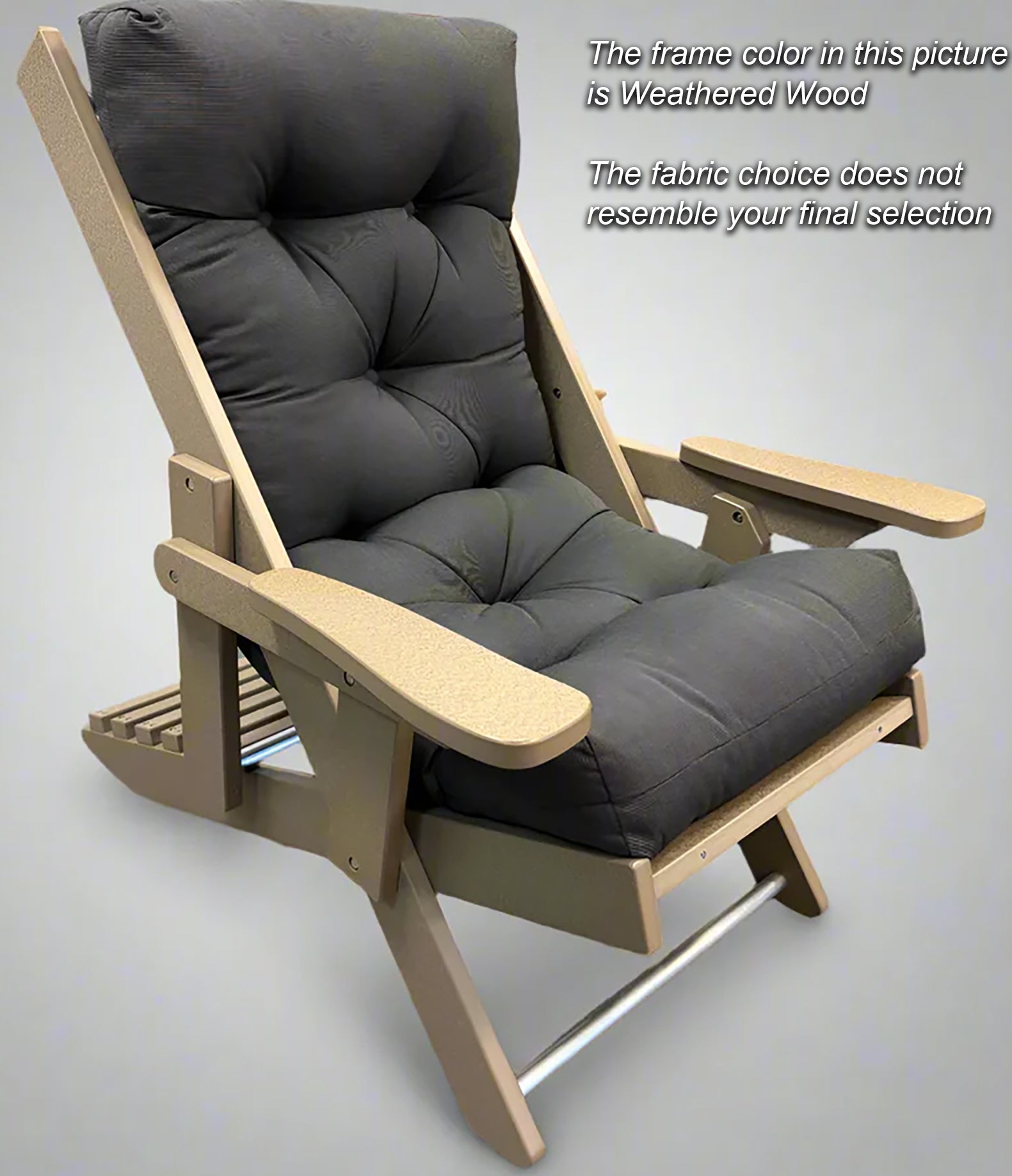 Original Cloud Comfort Folding & Reclining Chair (Wood Grain Texture)