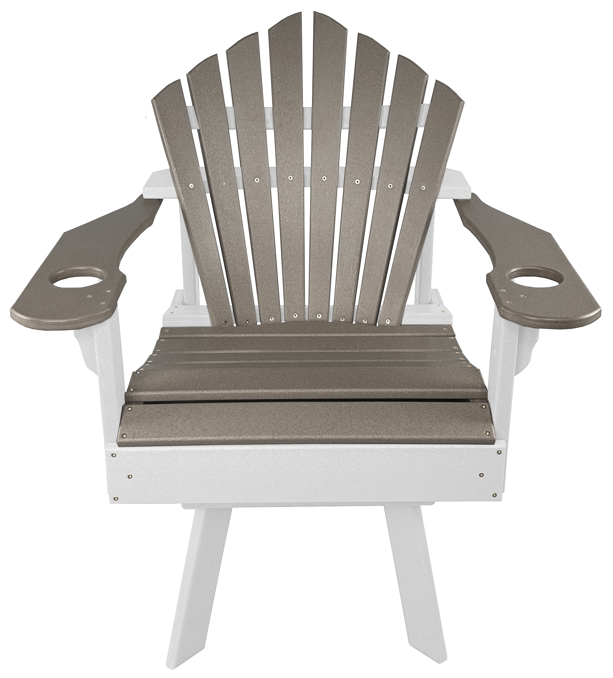 7-Piece 60”rd. Bridgewater Swivel Dining Set With Built In Cupholders
