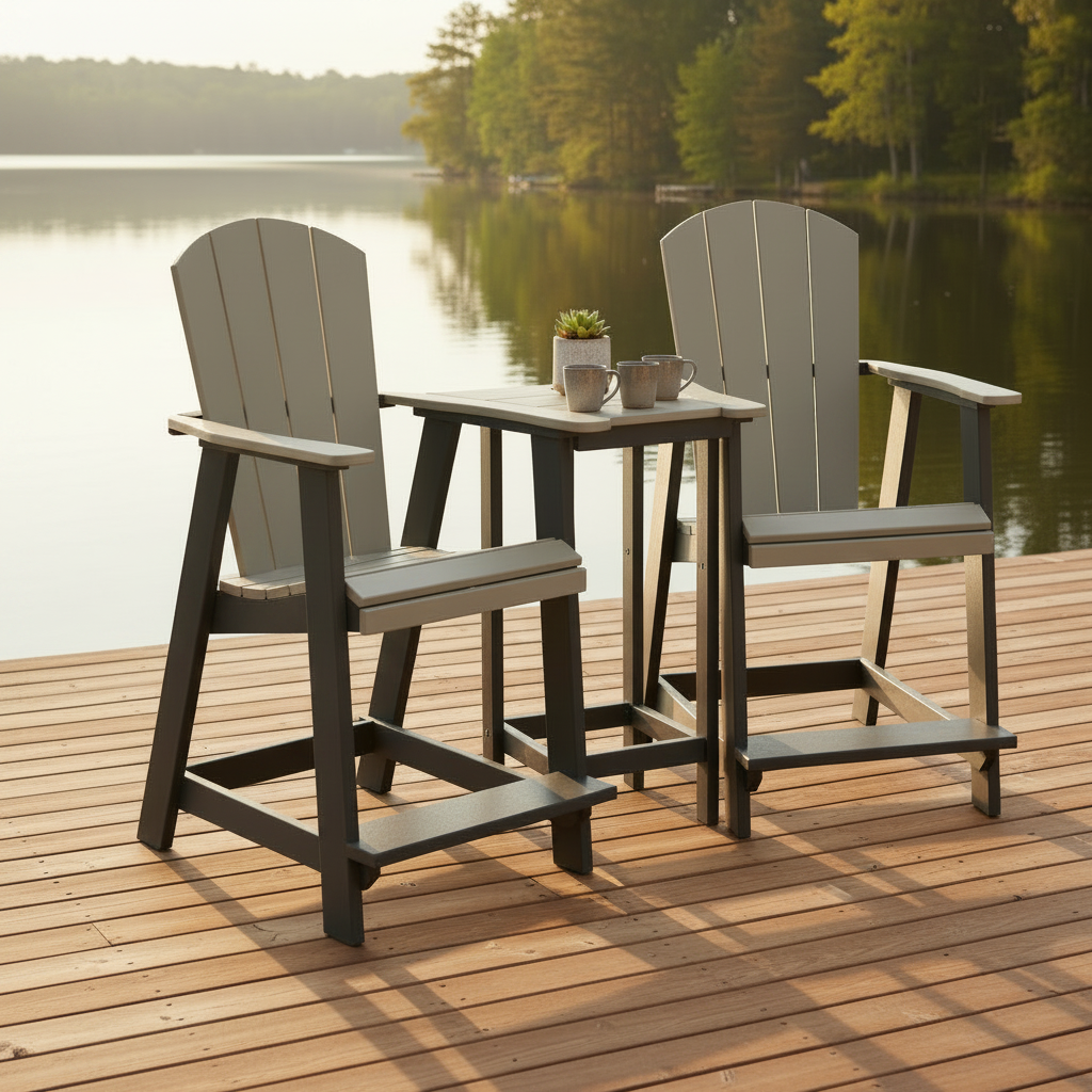 DuraWeather Poly TETE-A-TETE TABLE SET