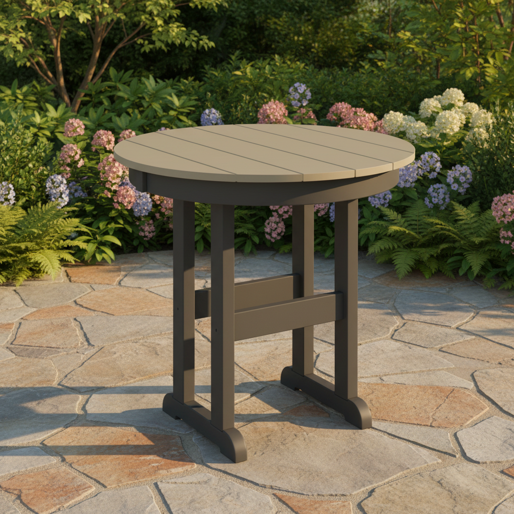 DuraWeather Poly 33" ROUND TABLE