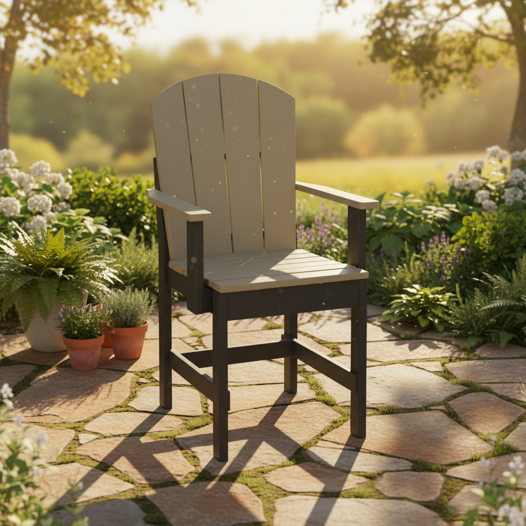 DuraWeather Poly FANBACK DINING CHAIR