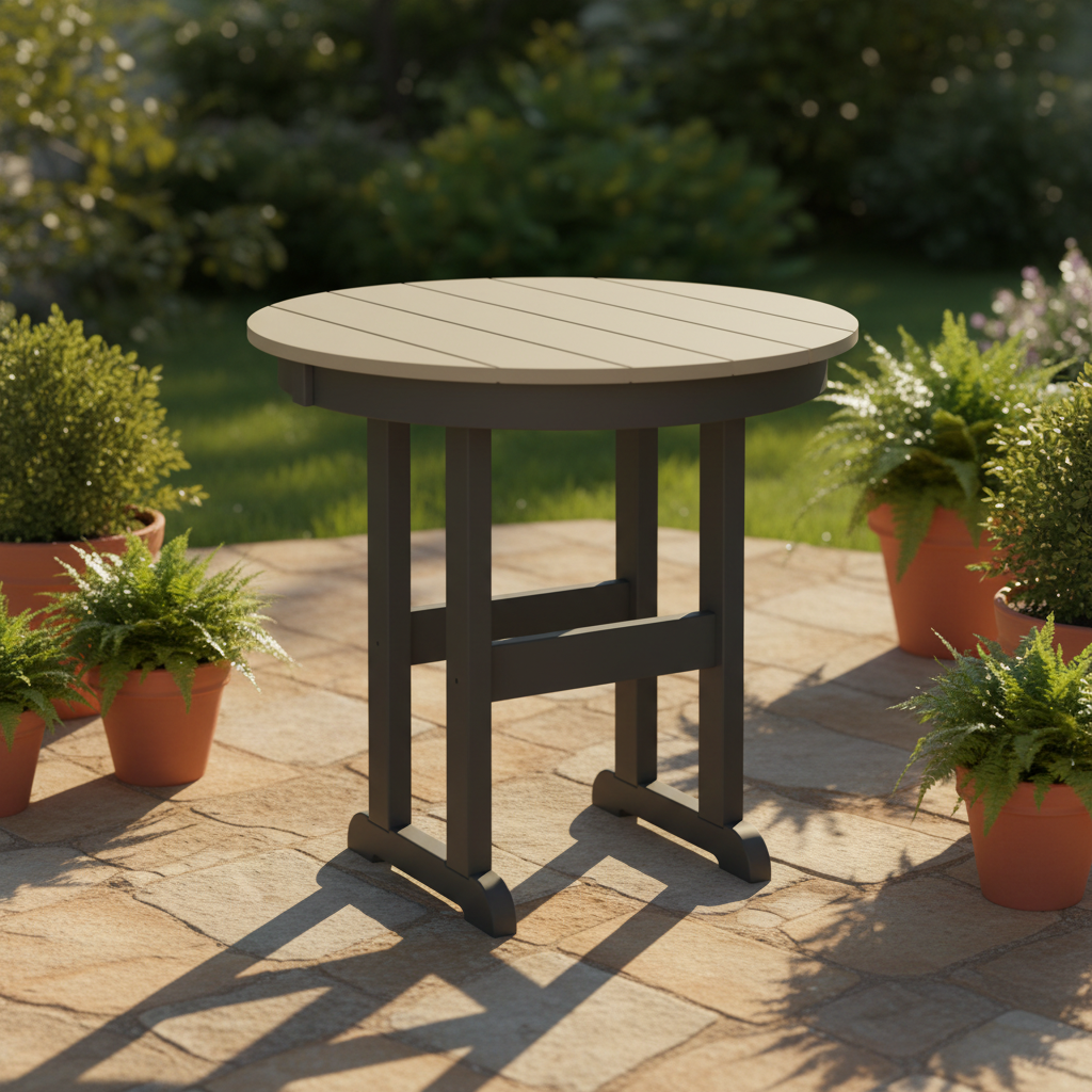 DuraWeather Poly 33" ROUND TABLE