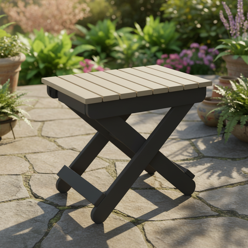 DuraWeather Poly FOLDING END TABLE