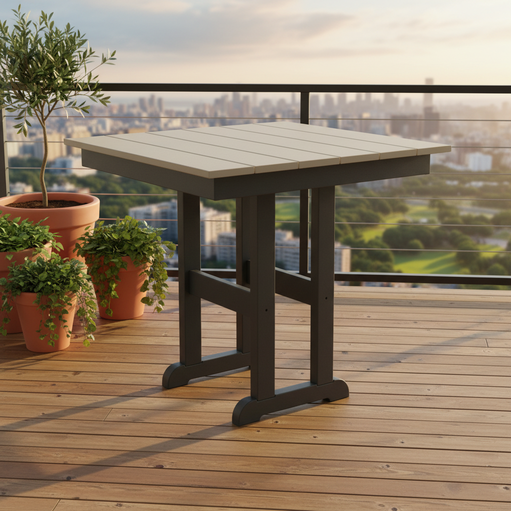 DuraWeather Poly 33 SQUARE TABLE