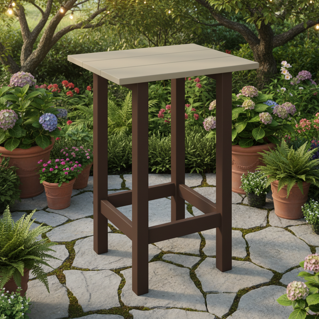DuraWeather Poly MODERN BALCONY END TABLE