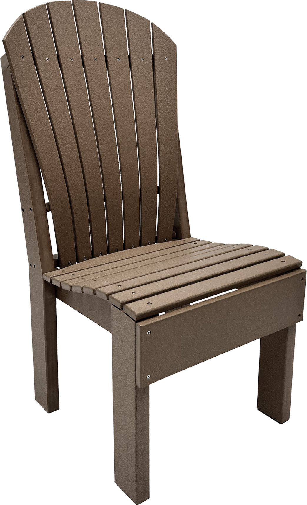 7-Piece Farmhouse Adirondack Dining Table Set With 2 Arm Chairs And 4 Side Chairs