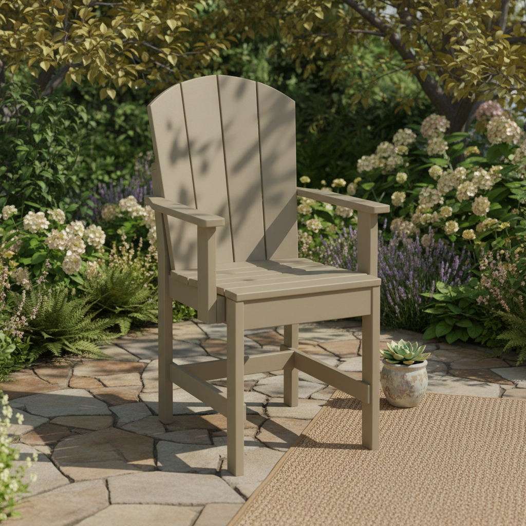 DuraWeather Poly FANBACK DINING CHAIR