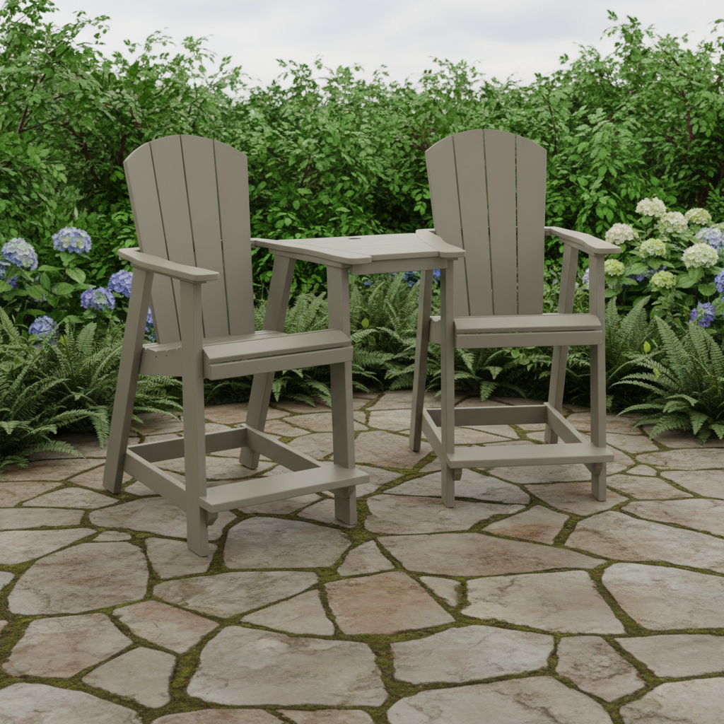 DuraWeather Poly TETE-A-TETE TABLE SET