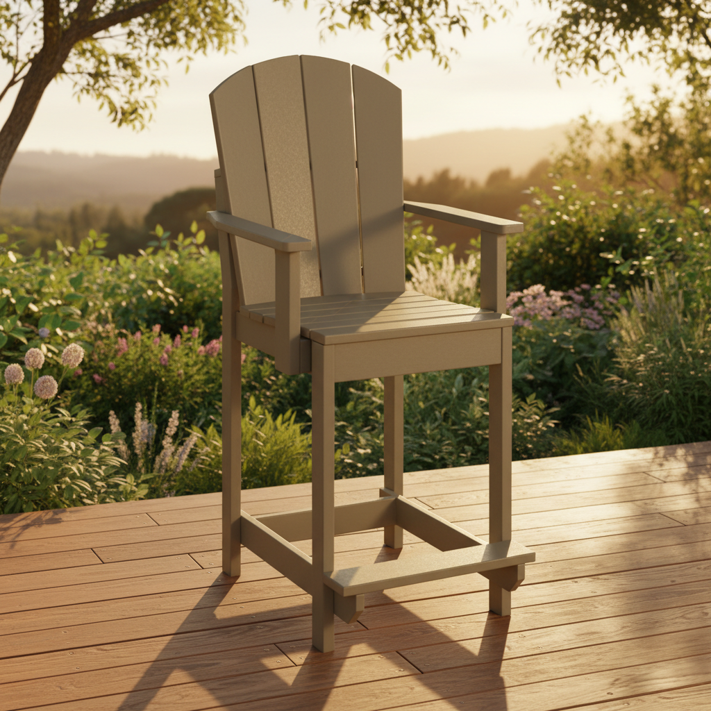 DuraWeather Poly FANBACK DINING CHAIR