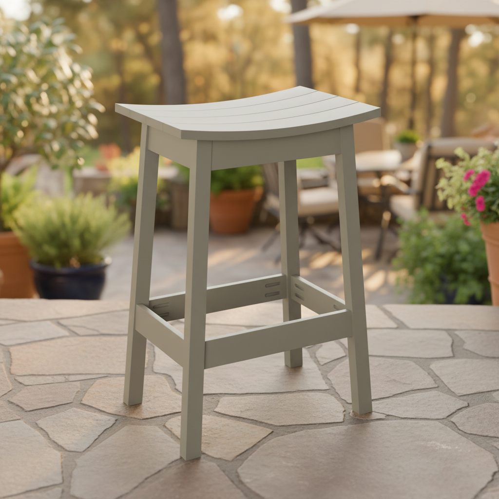 DuraWeather Poly SADDLE STOOL