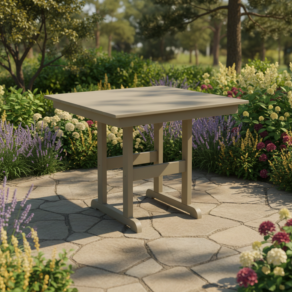 DuraWeather Poly 38 SQUARE TABLE