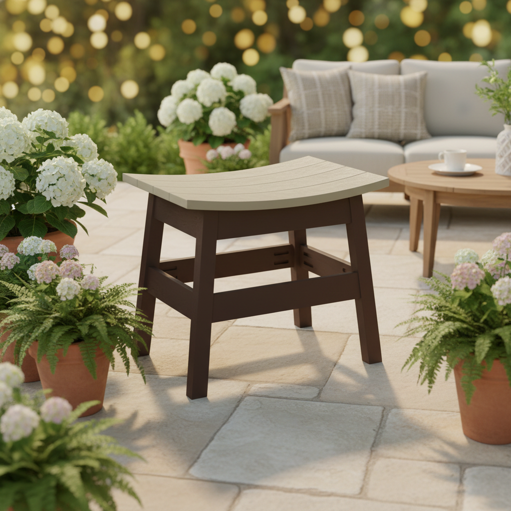 DuraWeather Poly SADDLE STOOL