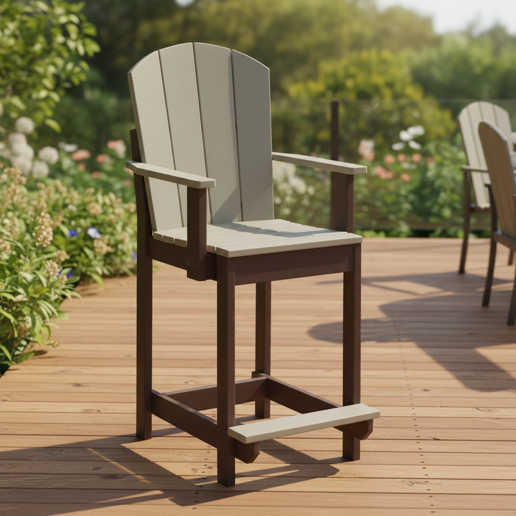 DuraWeather Poly FANBACK DINING CHAIR