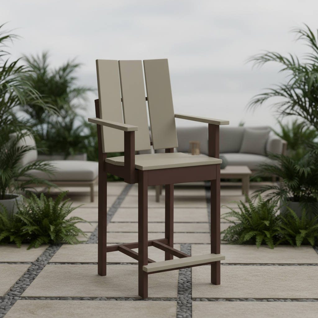 DuraWeather Poly MODERN DINING CHAIR