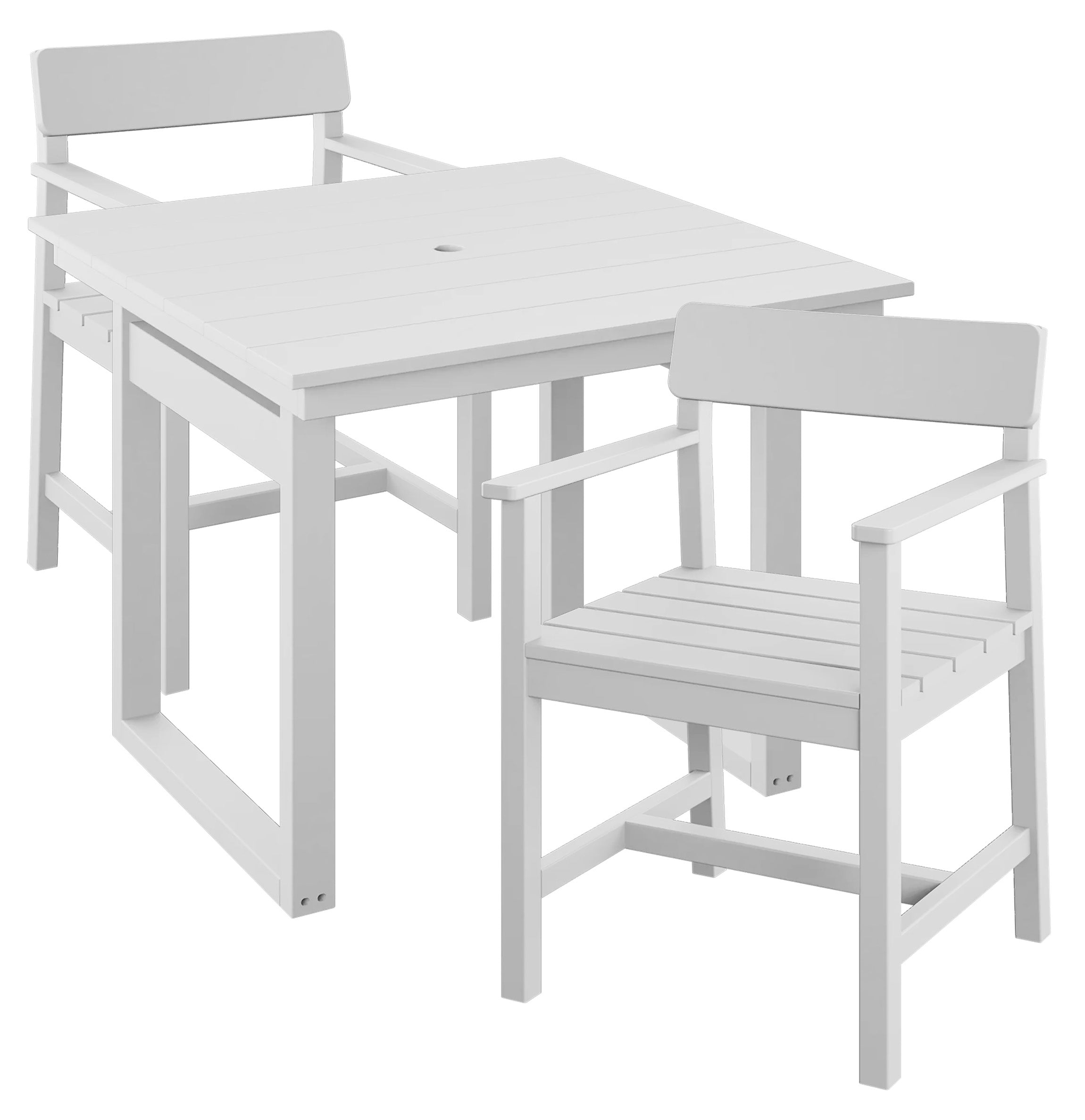 3-Piece Beverly Dining Table Set